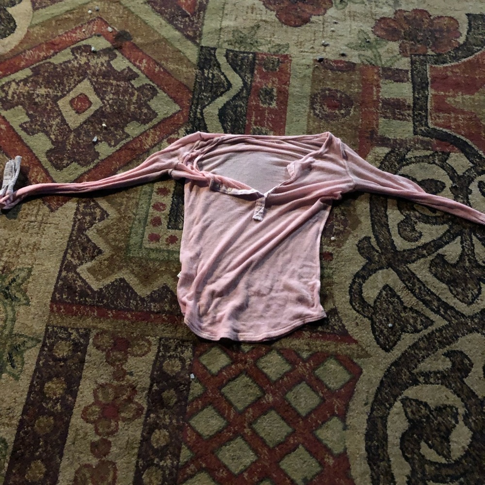 Thin, stretchy, pink jacket